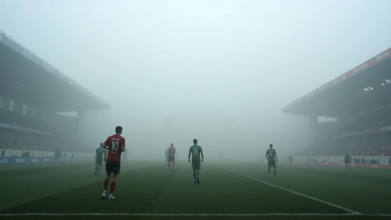 Suspensão de Jogo entre CD Nacional e SL Benfica na I Liga Devido a Densa Nevoeiro